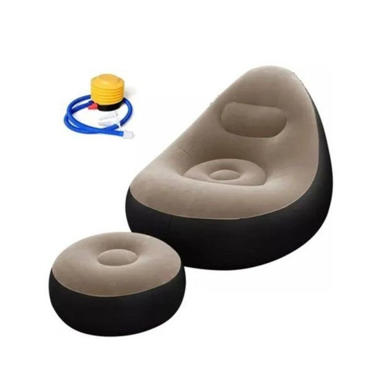 Puff y mesita inflable para niños - imagen 2