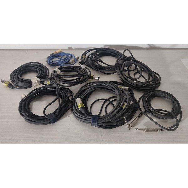 Lote de 8 Cables con Conectores Canon y Plug