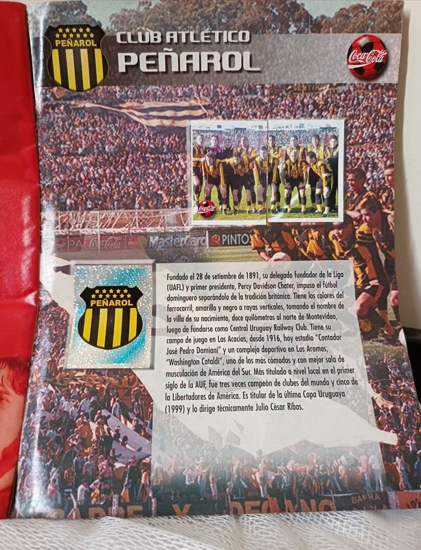 Álbum Oficial Panini Copa Coca-Cola Campeonato Uruguayo 2000 - Coleccionable Fútbol Antiguo - imagen 6