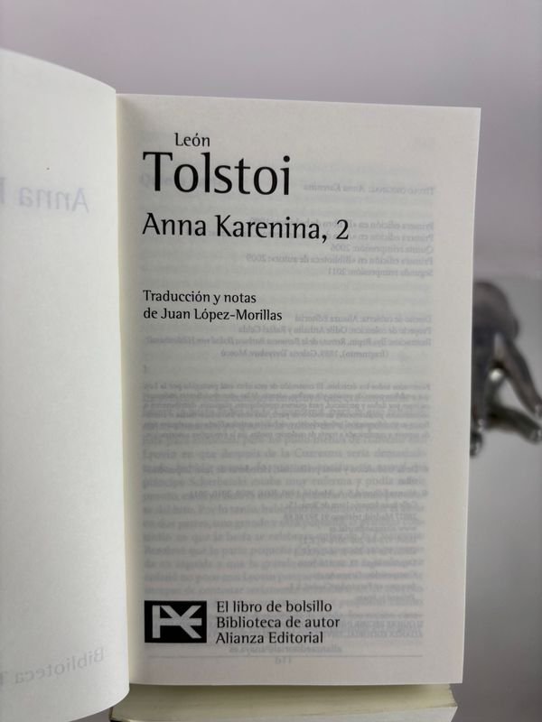Libro de Anna Karenina por León Tolstói en dos tomos - imagen 6