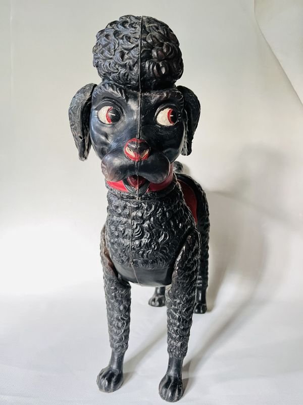 Juguete Vintage Coleccionable Perro Articulado - imagen 5