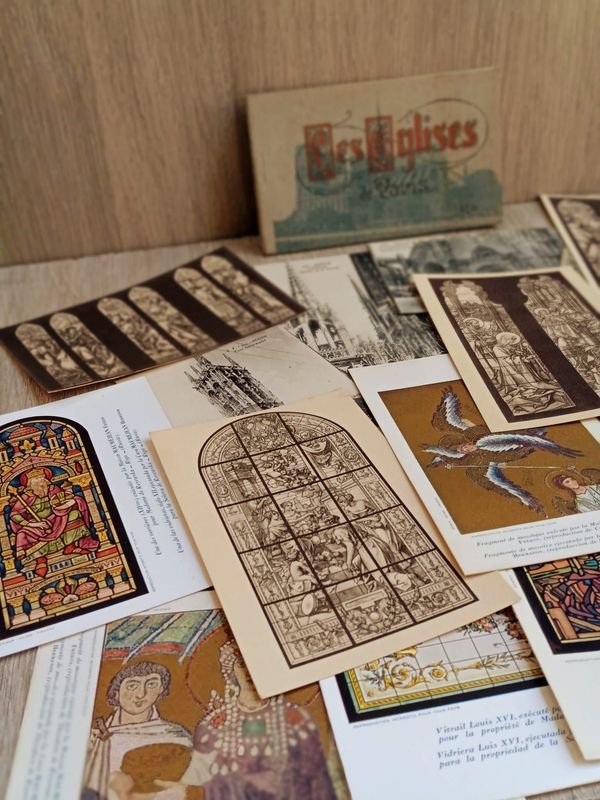 Colección de postales y libro sobre ellas - imagen 3