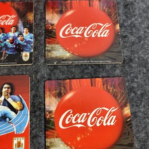 Set de 2 Utensilios Coca-Cola y 6 Posavasos Copa América 2011 - imagen 3