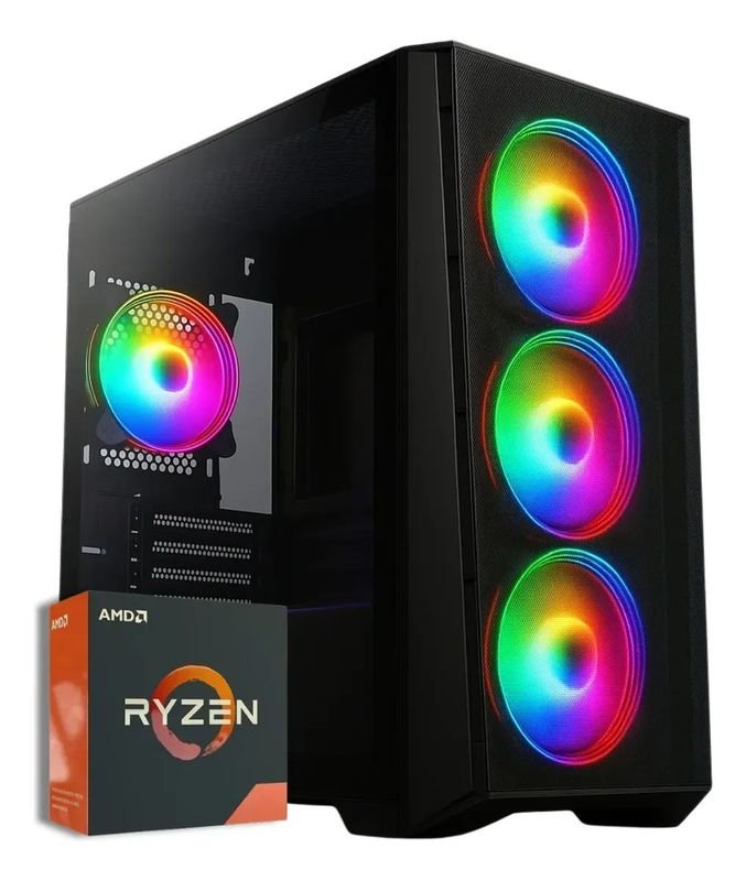Computadora de Escritorio Gamer Ryzen 5 5600GT con 6 Núcleos