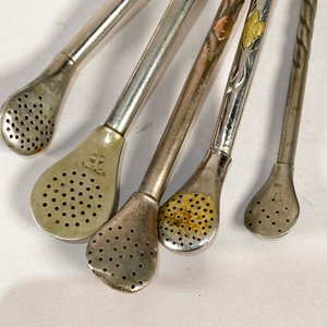 Seis Bombillas y Mate de Aluminio con Detalles Vintage - imagen 4