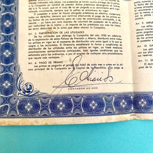 Documentos y Pólizas de Seguro de "La Uruguaya" - Año 1938 - imagen 4