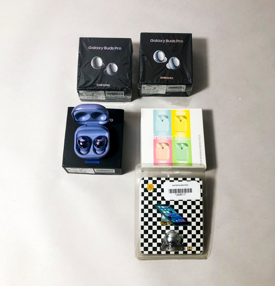 Lote de 5 Piezas: Auriculares Samsung Galaxy Buds Pro y Soporte Magnético para Celular