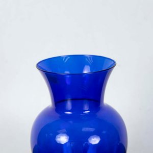 Florero de Vidrio Azul Intenso - 13x27 cm - imagen 2