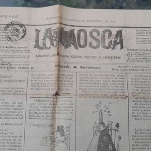 Periódico "La Mosca" de Octubre y Diciembre 1905 - Prensa Satírica Uruguaya - imagen 12