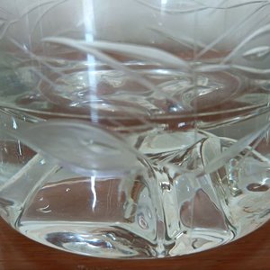 Set de 6 Vasos de Whisky Tallados con Diseño de Hojas - imagen 3