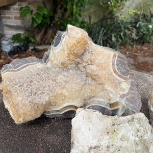 Conjunto Decorativo de Rocas, Minerales y Caracol Marino - imagen 6