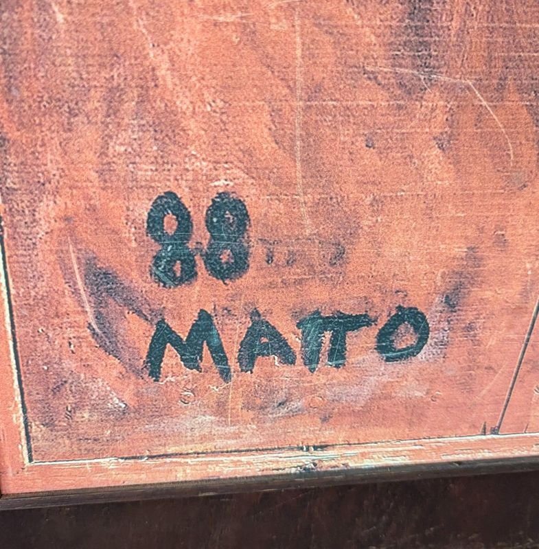 Reproducción de obra de Francisco Matto: Constructivo en cruz, 1988 - imagen 2
