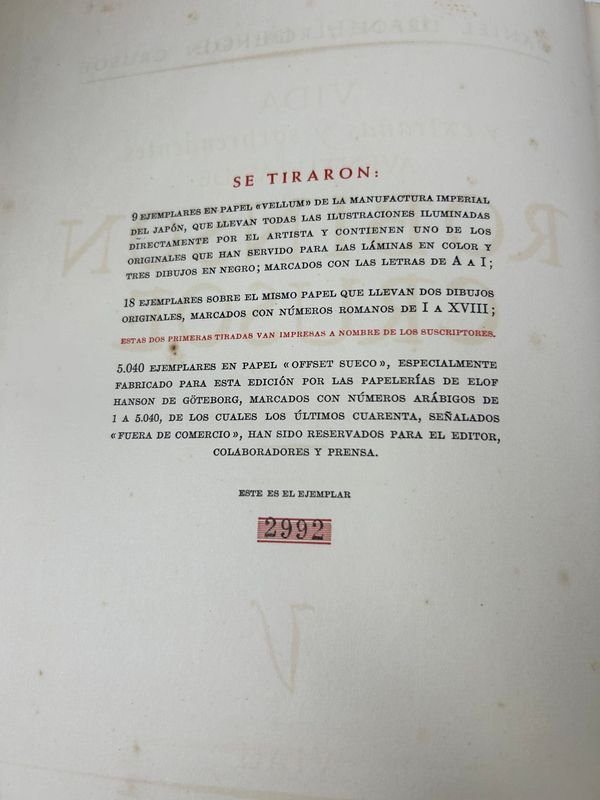 Libro de Robinson Crusoe de Daniel Defoe, edición española de 1945 - imagen 3