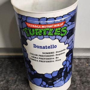 Vaso Coleccionable Tortugas Ninja Donatello Pepsi Años 90 - imagen 4