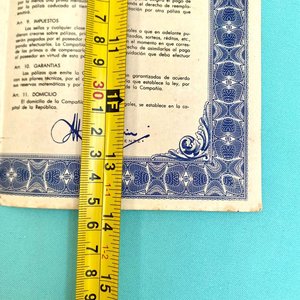 Documentos y Pólizas de Seguro de "La Uruguaya" - Año 1938 - imagen 11