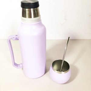 Termo "Vacuum" con Mate y Bombilla Violeta - imagen 4