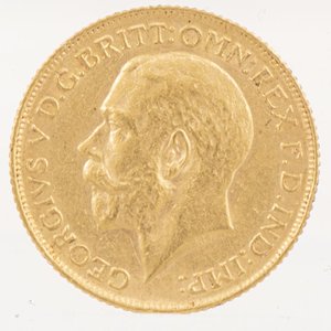 Moneda de Oro Británica 1 Libra 1912 - 7.9g - imagen 2
