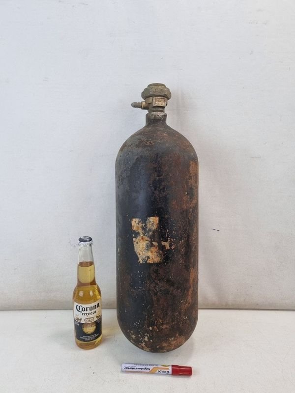Antigua Garrafa de Gas "Alfite" Industrial - Pieza de Colección - imagen 1