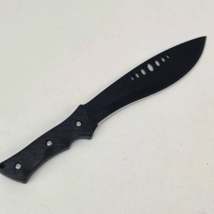 Lote siguiente: Cuchillo Bowie Negro con Funda y Cinta Métrica