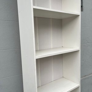 Biblioteca Blanca Moderna con 5 Estantes de MDF - imagen 3