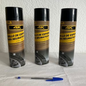 Lote siguiente: Pack 3 Brillantes de Espuma para Neumáticos 4K - Negro Profundo