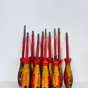 Lote de 10 Destornilladores KNIPEX: Philips y Paleta - imagen 1