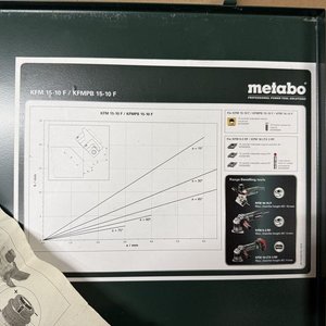 Biseladora Metabo KFM 16-15 F Profesional con Accesorios y Caja Original - imagen 5