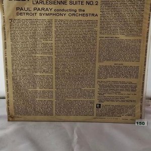 Disco de Vinilo Bizet Carmen Suite L'Arlésienne - Paul Paray Detroit Symphony Orchestra - imagen 2
