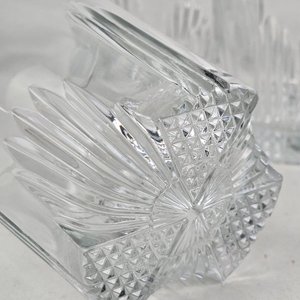Juego de 6 Vasos Bajos para Whisky con Diseño Tallado - imagen 4