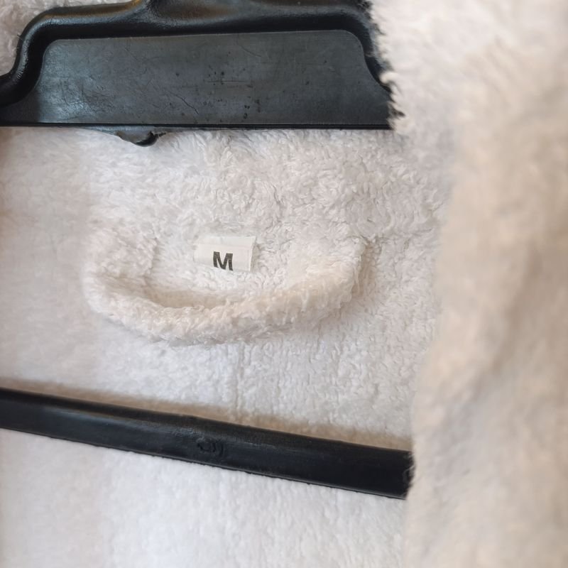 Bata de algodón blanco para adulto - imagen 4