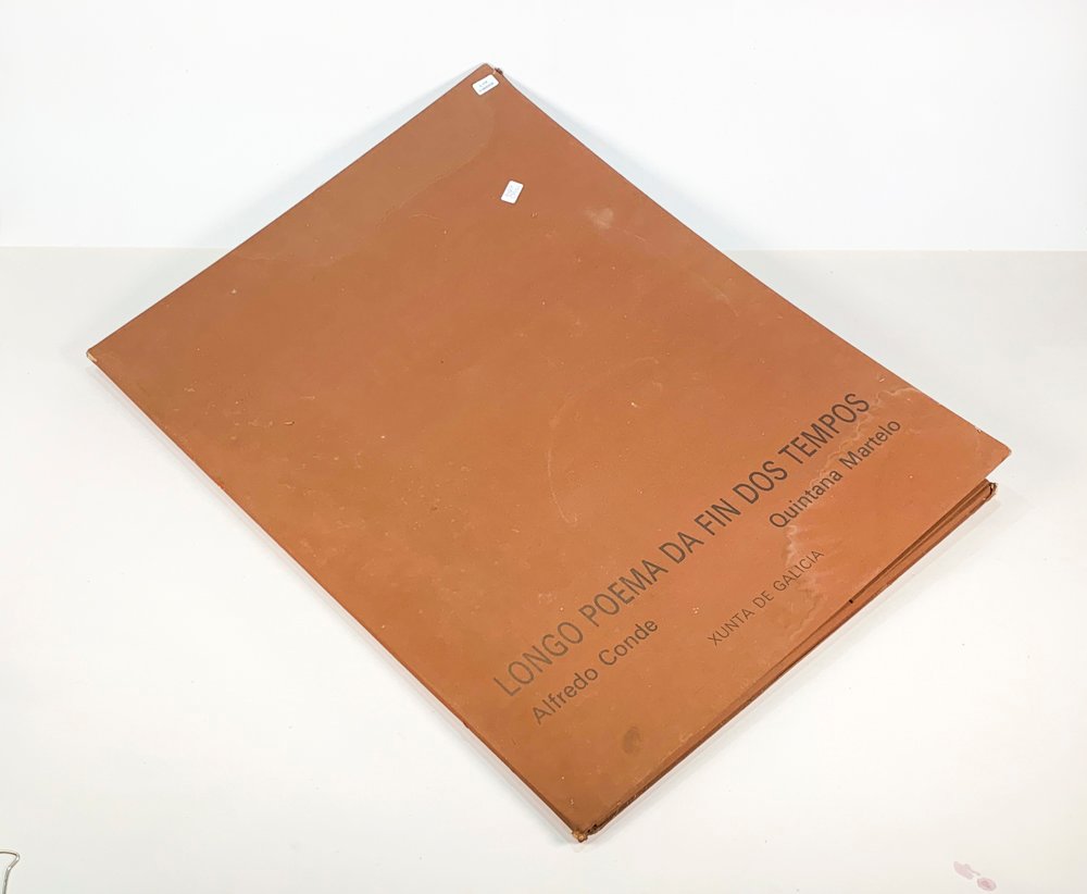 Lote siguiente: Carpeta con poemas de Alfredo Conde y laminas de Montevideo