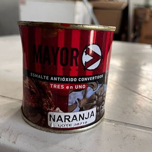 Lote siguiente: Esmalte Antióxido Convertidor "Mayor" 3 en 1 Naranja 225 ml