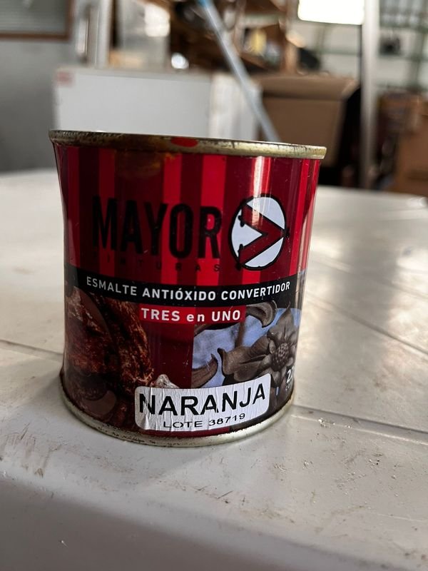 Esmalte Antióxido Convertidor "Mayor" 3 en 1 Naranja 225 ml