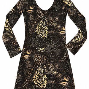 Lote anterior: Vestido Negro con Estampado Dorado Talle S