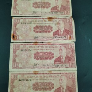 4 Billetes de 10 Guaraníes de Paraguay - imagen 3