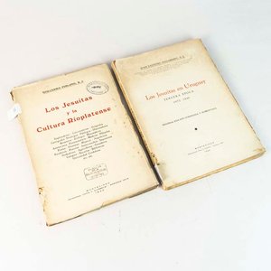 Lote anterior: Dos Libros Históricos sobre Jesuitas en Uruguay y Rioplatense