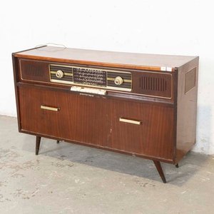 Lote siguiente: Mueble Combinado Estilo Americano "Punktal" con Radio y Tocadiscos