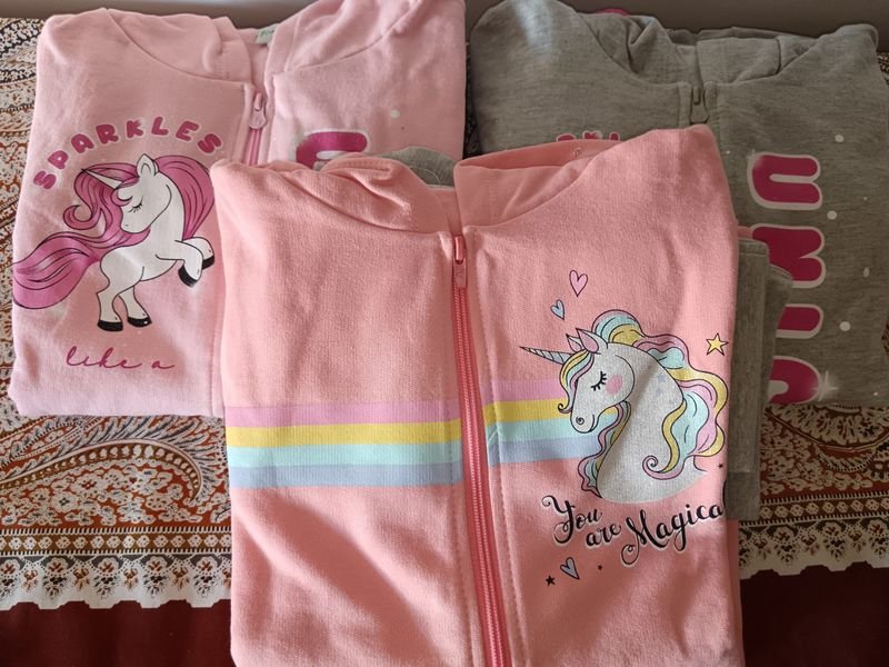 Conjunto de ropa para niña con felpa y camperas - imagen 3