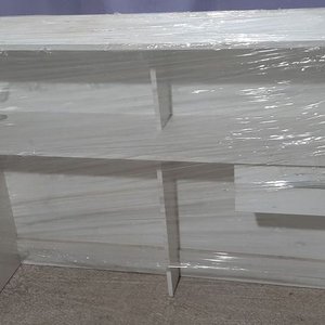 Mostrador Blanco Melamínico con Cajón y Estantes - imagen 2
