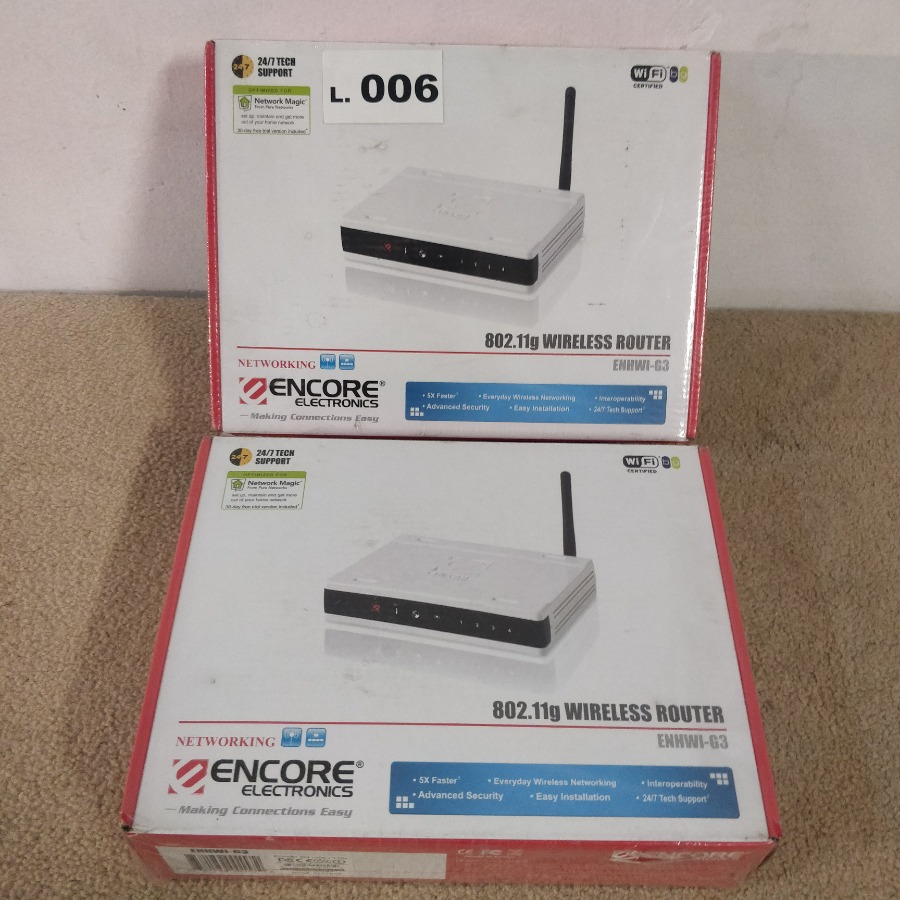 Router ENCORE - Equipos electrónicos de alta calidad