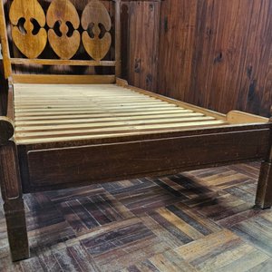 Cama de 1 Plaza Artesanal en Madera Maciza - imagen 3
