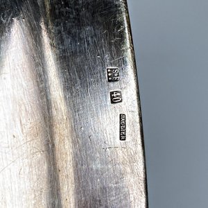 Bandeja Oval de Metal Plateado Hotel Pocitos - 40 x 25 cm - imagen 4
