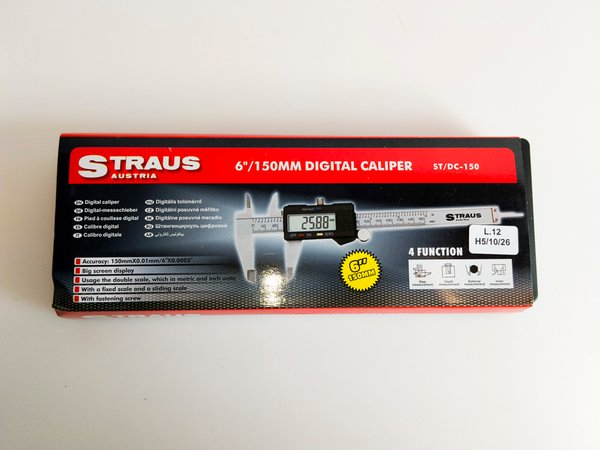Calibre digital 6"  con estuche - imagen 1