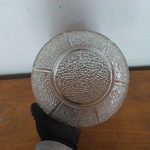 Bowl de Vidrio Labrado con Borde Metálico - imagen 4