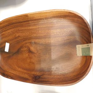Bandeja cóncava de madera para copetín o ensaladas - imagen 2
