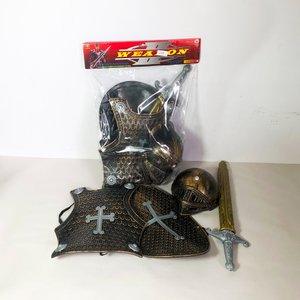 Lote anterior: Dos Kits de Caballero Medieval para Niños: Casco, Espada, Escudo y Pechera