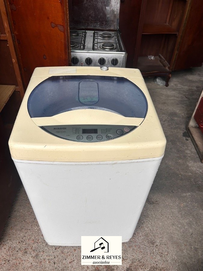 Lavarropas Panavox Blanco y Beige