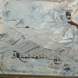 Pintura "Torre Eiffel" de Julio Michielli, 23x18cm - imagen 4