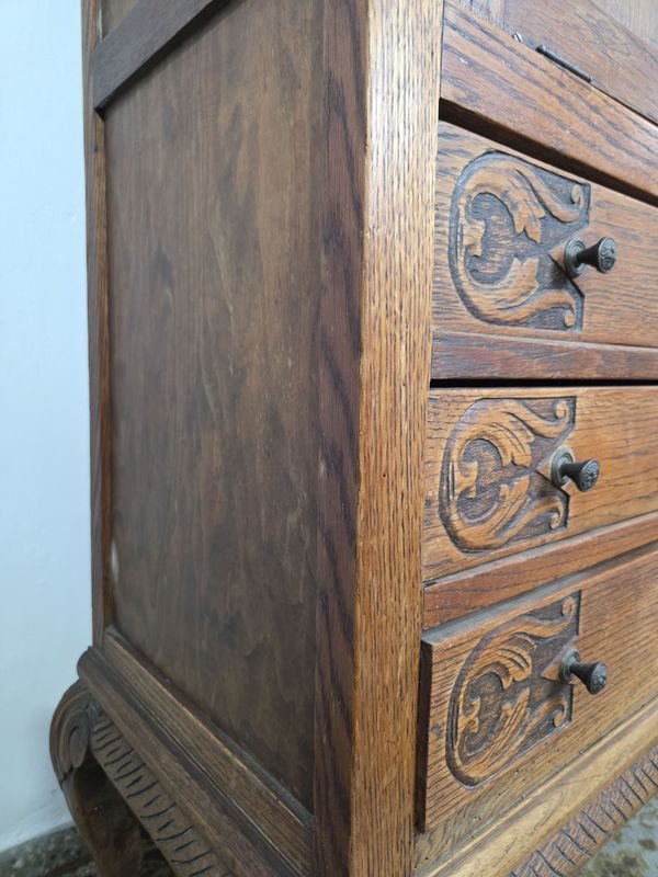 Aparador en roble estilo Reina Ana. - Muebles antiguos de alta calidad - imagen 5