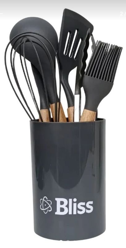 Set de menaje para cocina con silicona y madera - imagen 4